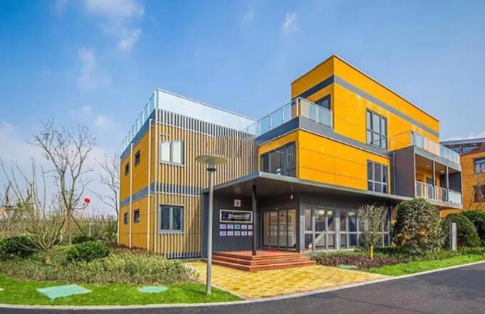 新型绿色建筑的集装箱房屋环保耐用